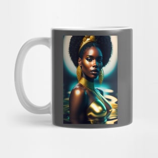 Black History Month Melanin Black Women Afro Mug